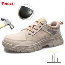 

Work Sneakers Men Indestructible Steel Toe Work Shoes Safety Boot Men Shoes Anti-puncture Working Shoes for Men Dropshipping