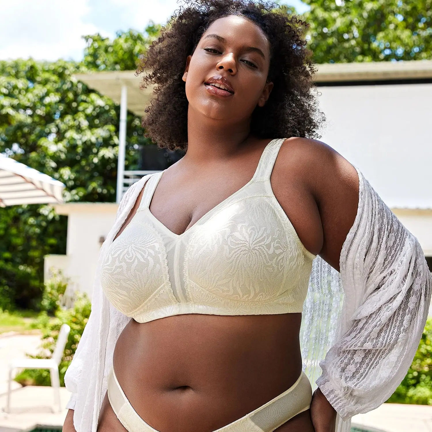 Wingslove Full Coverage Bras For Women Plus Size Push Up Minimizer