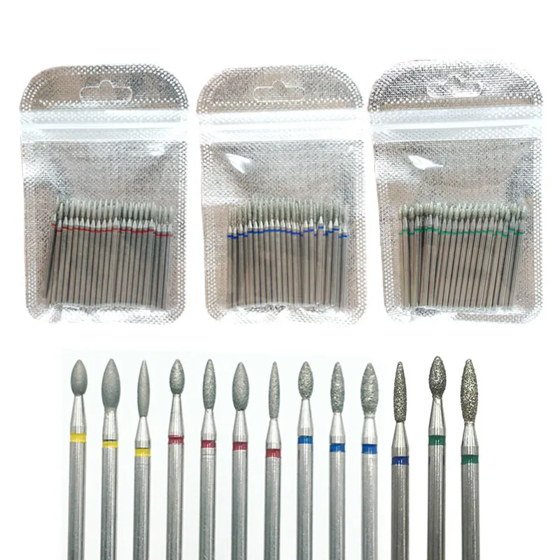50pcs Nail Emerald Bits Cleaning Set For Removing Dead Skin Grinding