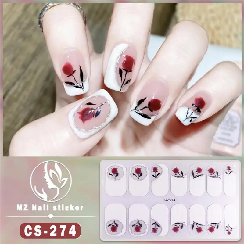 3D 네일 스티커 축제와 세련된 크리에이티브 축제, 핫 케이크와 같은 판매, 새해 매니큐어 지속 방수, 4 개, 5 개, 6 개