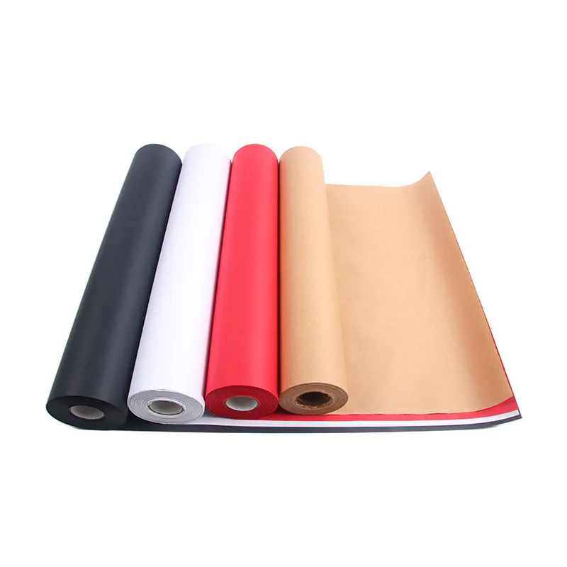 30cmx30m Brown Kraft Paper Roll Wrapping Paper for Packing Gift