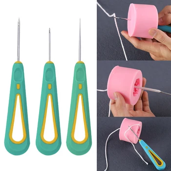 Moule à bougie en Silicone, outil de poinçonnage, équipement de forage à main, Gadget pratique, aiguille de poinçonnage, mèche de bougie, fournitures de fabrication de bougies 1