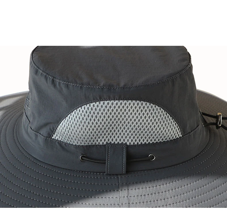 60-65cmXXL Big Face Significantly Thin Big Head Around Hat Fisherman Cap Plus Size Large Wide Brim Male Sun Hats Cover Facek – Detail 8