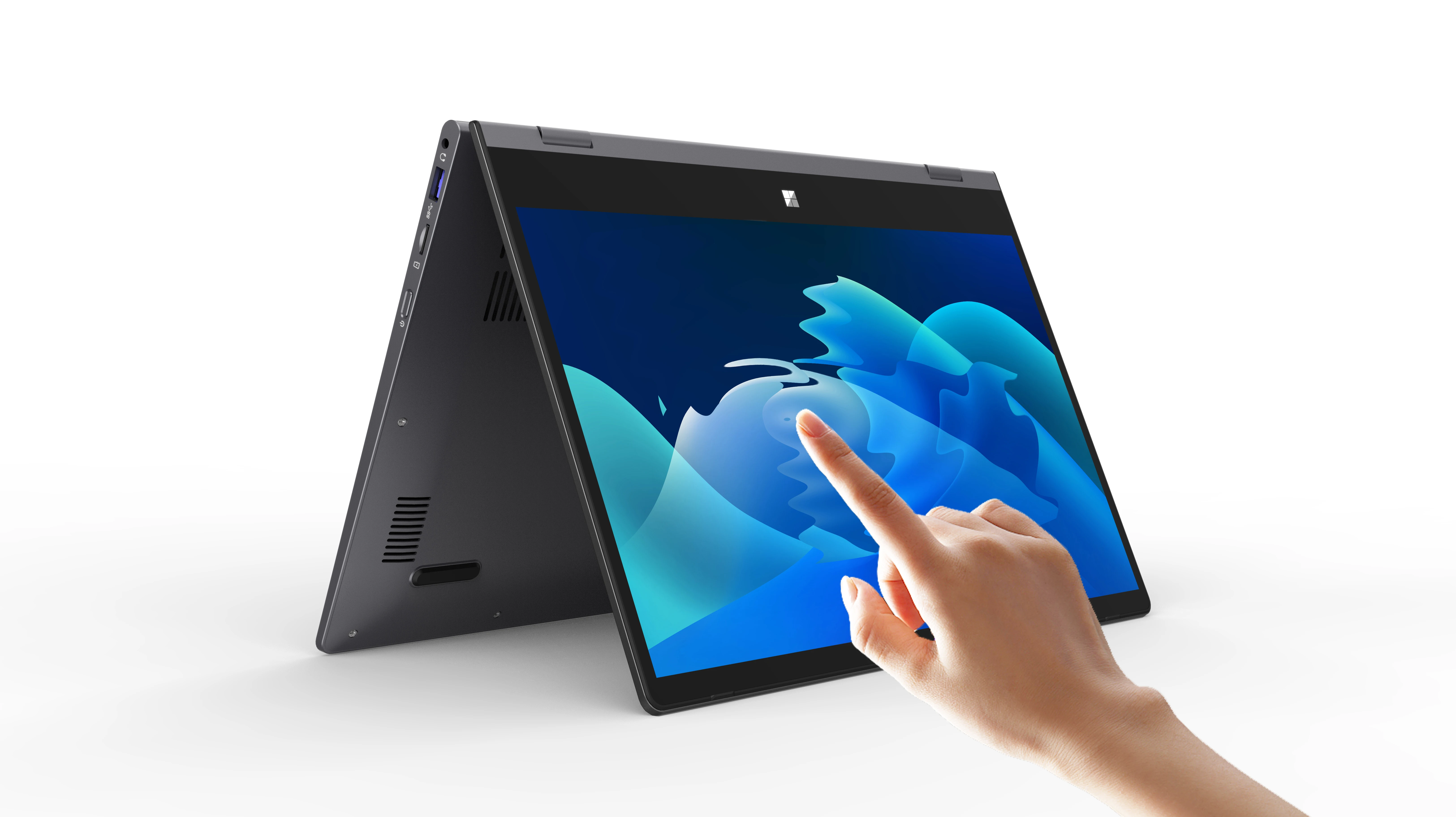 14.1 inch YOGA Mini Laptop Intel N95 32 GB DDR4 2TB SSD 2-in-1 2560*1440 2.5K Screen Touch 360° Flip Office Study Fingerprint 3