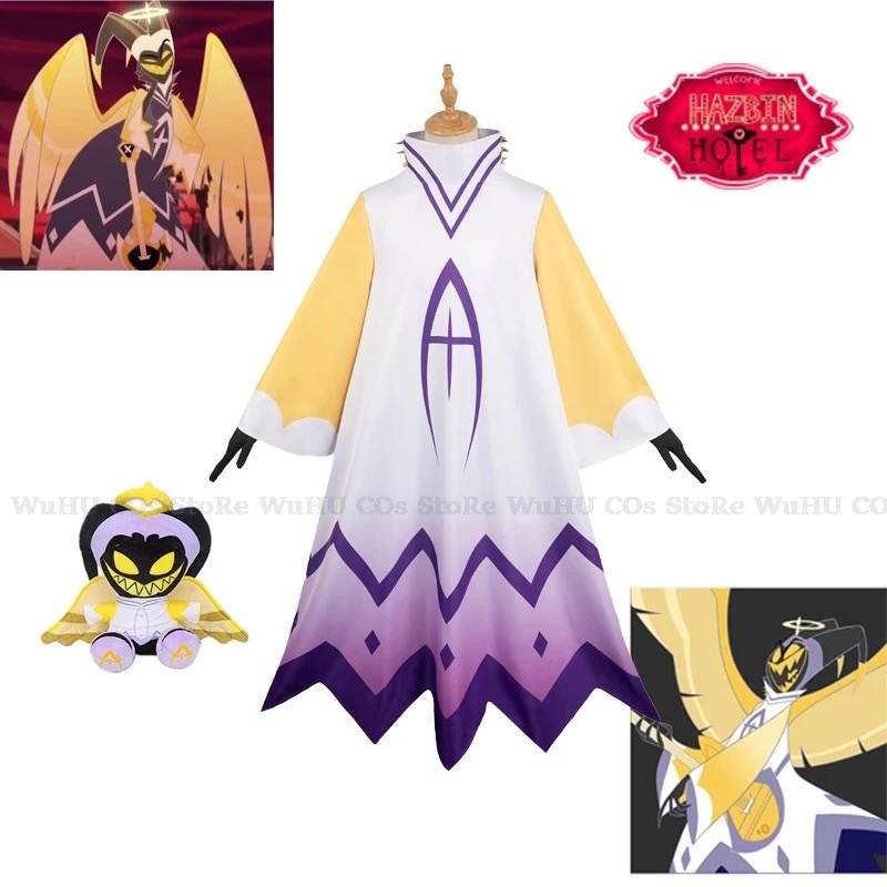 Anime Adam Cos Hazbin Cosplay First Men Adam Cosplay Vestiti Adam Dress Uniform Hotel Cosplay Adulto Donna Uomo Cosplay Halloween