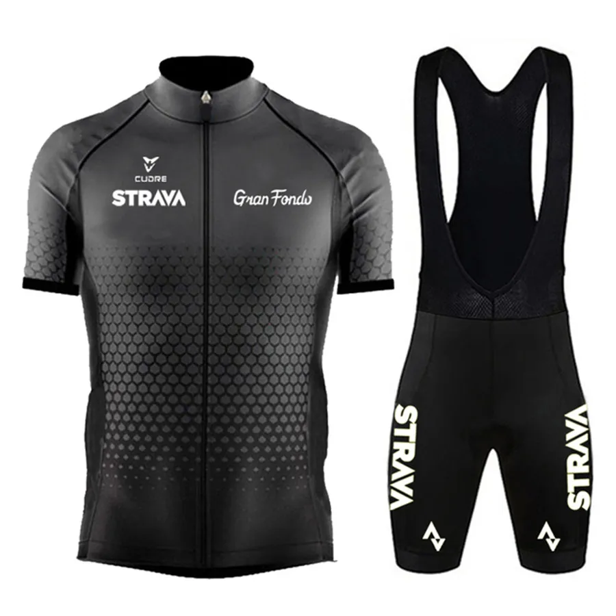 2024 Strvav Cycling Jersey Set Summer Breathable MTB Bike Clothes Uniform Maillot Ropa Ciclismo Men Bicycle Clothing Suit Hombre 4