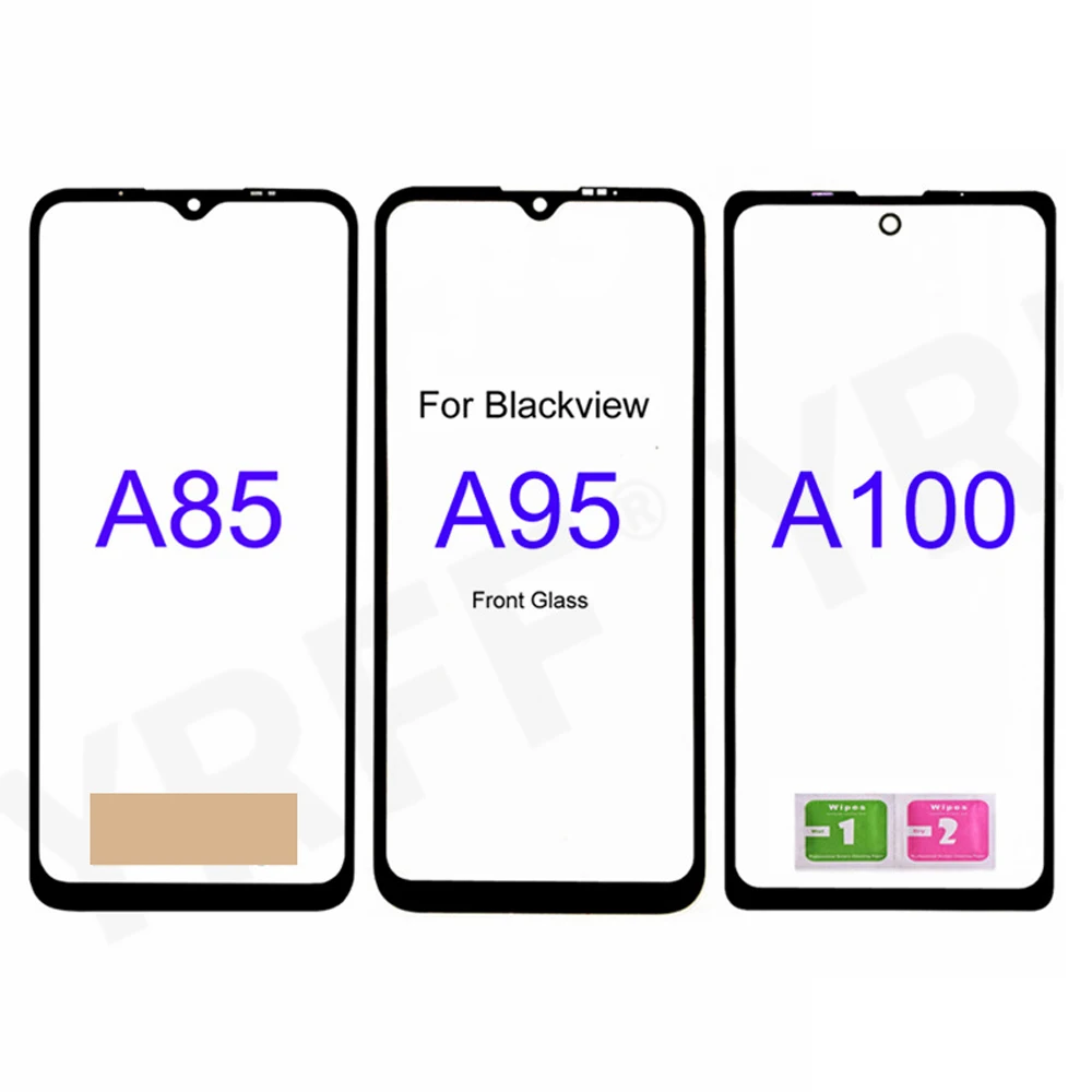 

Front Glass Panel for Blackview A85 A95 A100 Touch Screen Phone Repair Replacement Parts