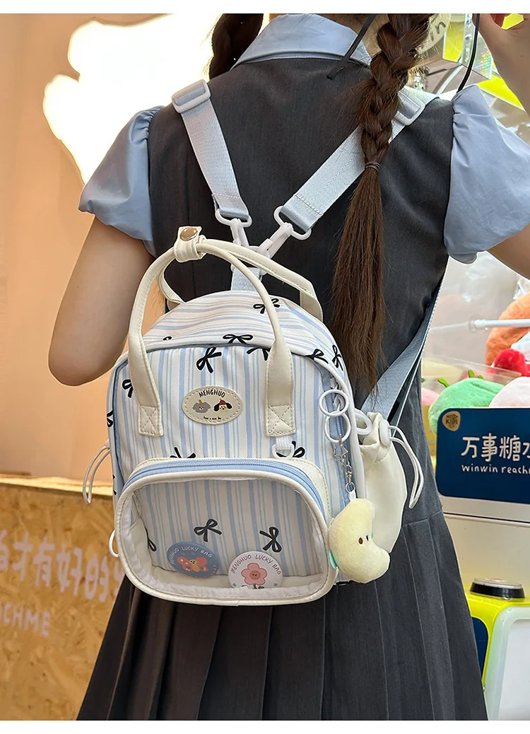 Kawaii Pastel Grid Harajuku Ita Tote Bag