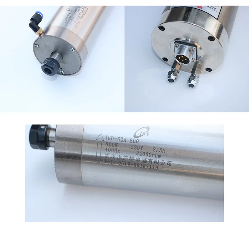 JGD-M62A-0.8KW metal cut high speed motor spindle