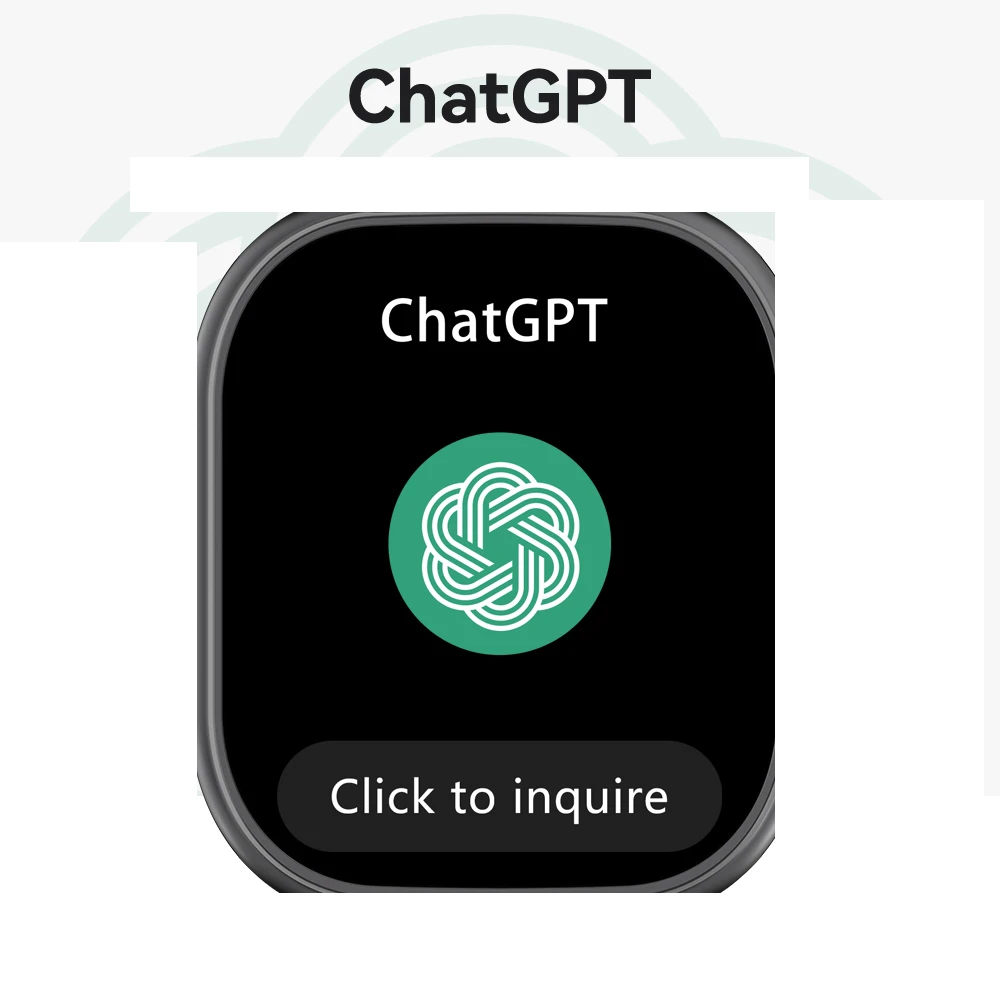  ũο U3 ̴ Ʈ ġ, ChatGPT ȭ , NFC ħ, GPS , ECG Wearmax OS10 Ʈġ, 40mm, 1.52 ġ