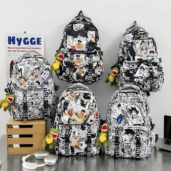 Zaino Dragon Ball Goku Stampa anime Zaino da viaggio casual alla moda di grande capacità per uomo Donna Borsa da scuola per studenti universitari 1