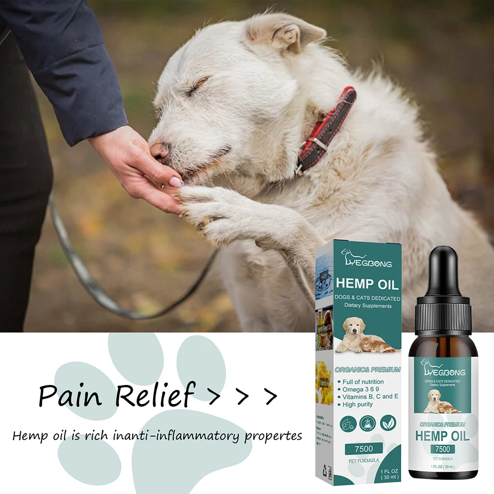 Calming Essential Oils Pain Relief Organic Pet Calming Aid Anxiety Relief Soothing Essential Oils for Pet Relax Sleep