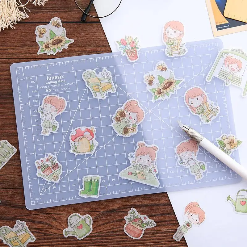 PVC Cutting Mat Patchwork Cut Pad DIY Handmade Tools Self Healing Plate Carving Art Tool Cutting Plate Office Supplies Set