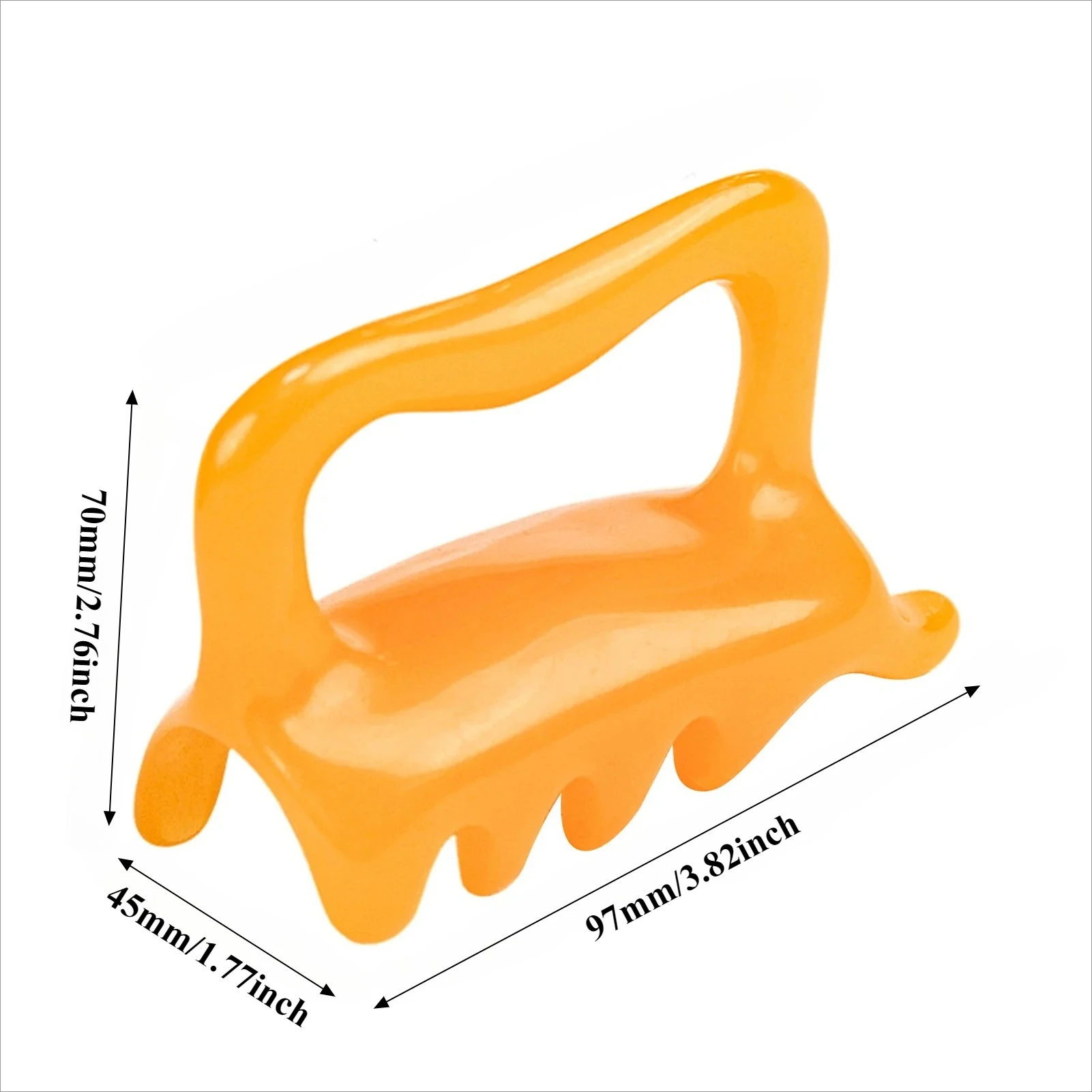 Large Fascia Massage Tool Cellulite Massager Tool for Cellulite Myofascial Release Neck Back Resin Trigger Point Massager