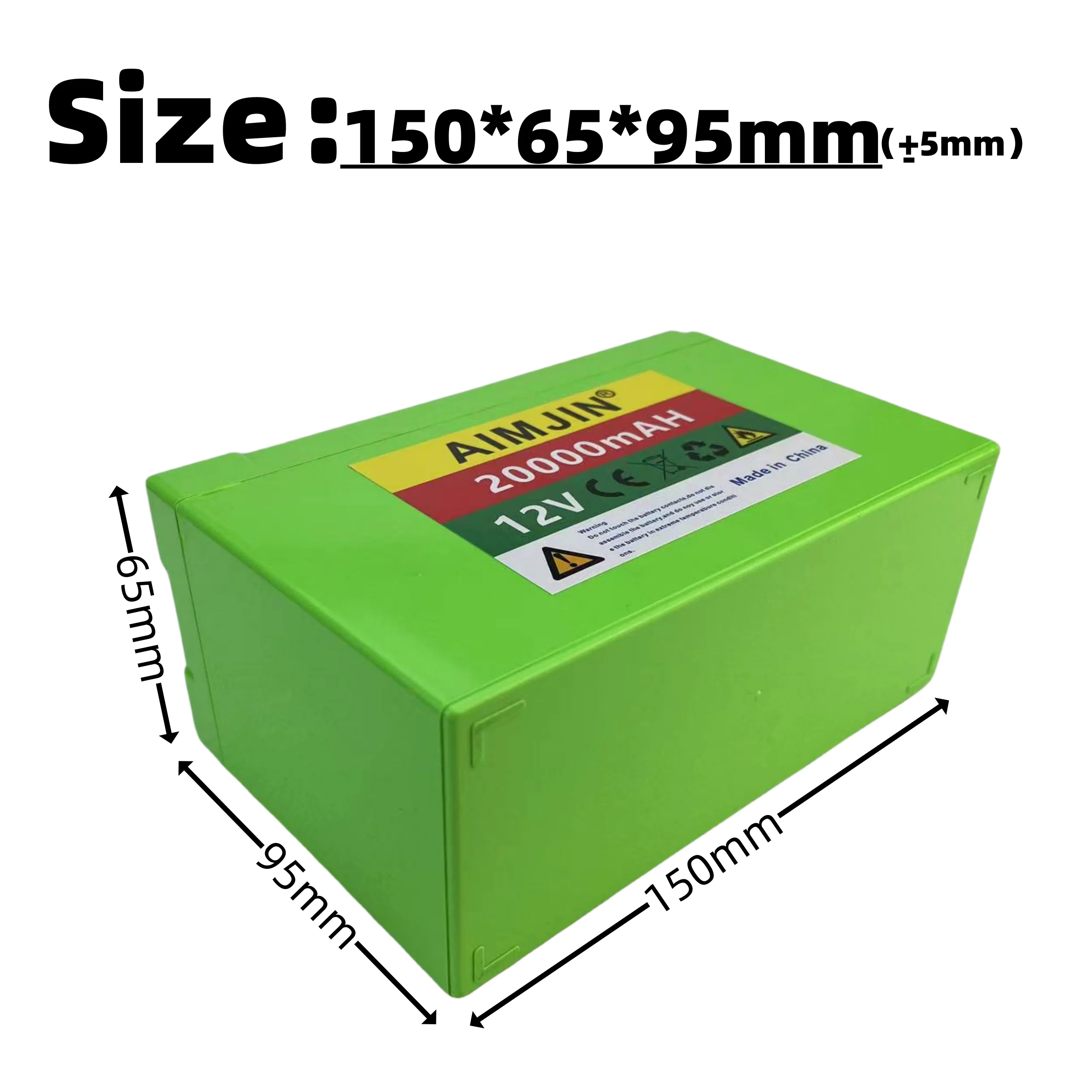 3S6P 12V 20Ah 18650 Lithium Accu Gebouwd-In Hoge Stroom 20A BMS Voor Sproeiers, Karren, Kinderen Elektrische Voertuig + charger
