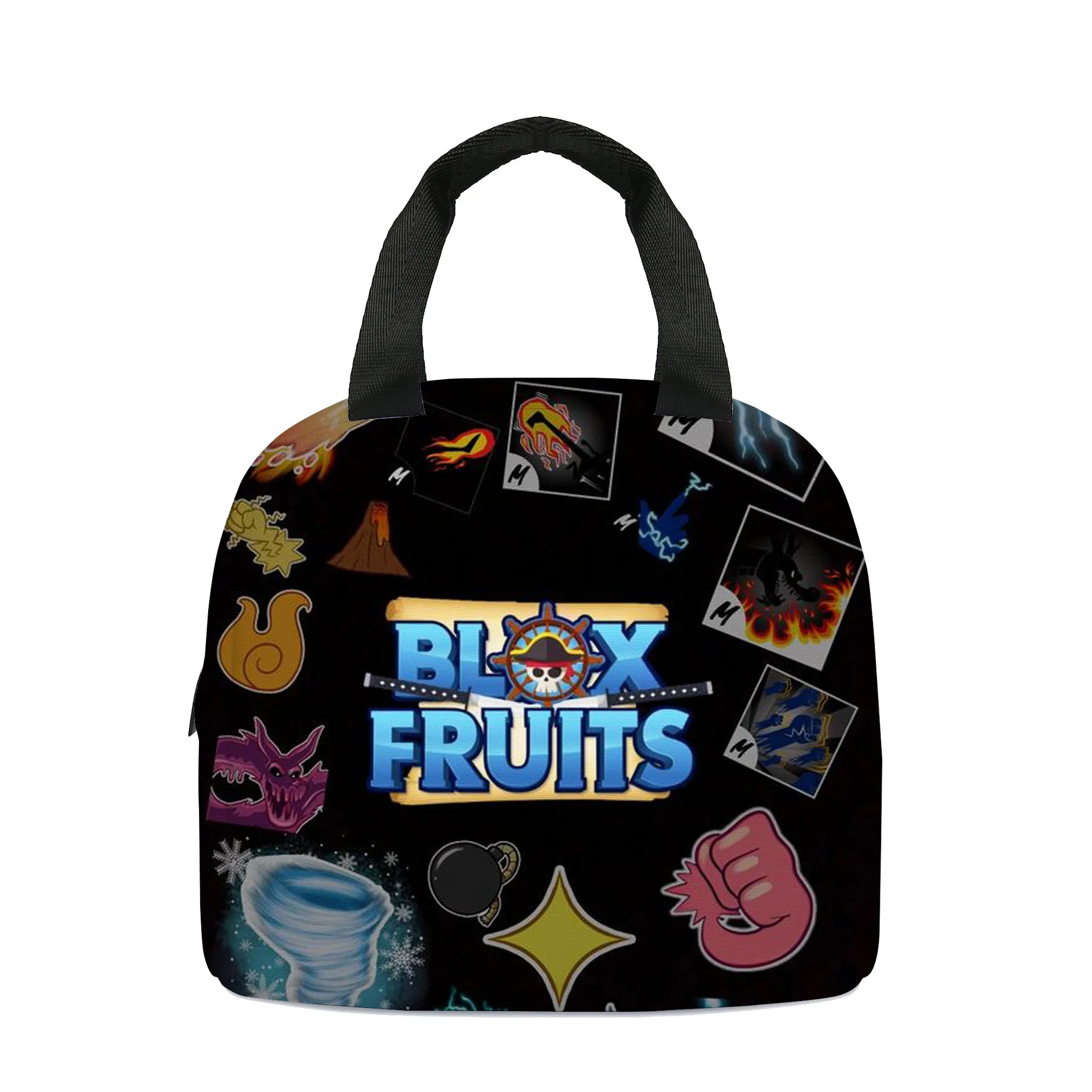 Nuovo Roblox Blox Fruits Cartoon Lunch Bag Per Studenti Delle Scuole Primarie E Secondarie Borsa Per Il Ghiaccio Per Bambini Giocattoli Per Bambini Re