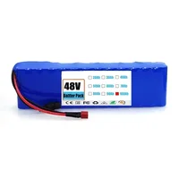 Pack de batteries lithium-ion 13S2P 48V 100000mAh 100Ah avec BMS 250W 350W 500W 750W 1000W et chargeur 54.6V offert 2
