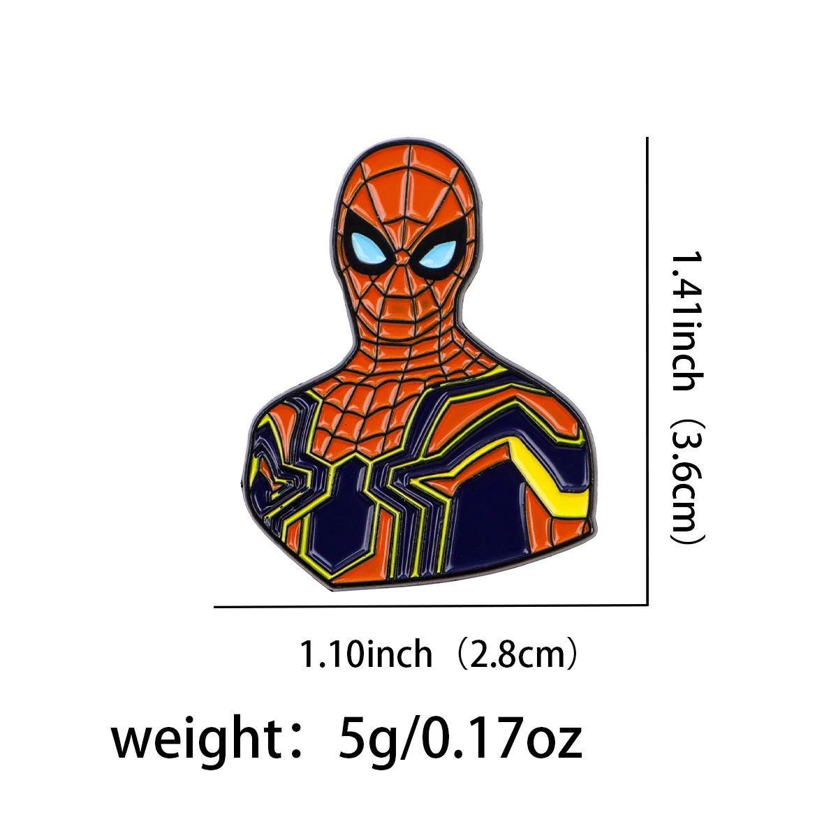 Vibrant Comic Enamel Pin - Trendy Brooch