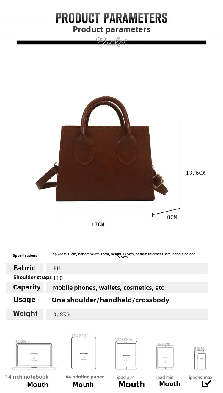 Sac bandoulière fourre-tout pour femme - Sac à main élégant en PU