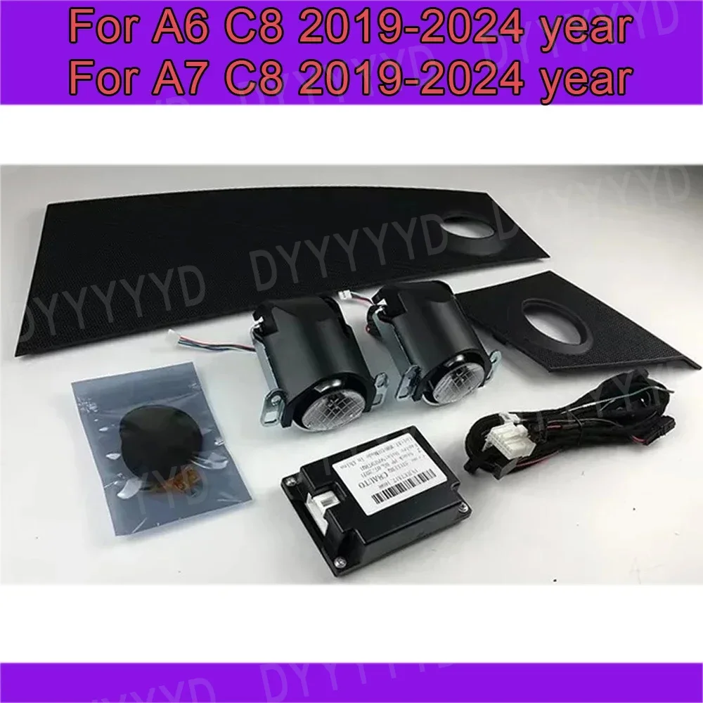 For Audi A4 A5 A6 A7 Q5 Q7 Q8 C7 C8 B9 LED Lifting Tweeter Speaker 32 Colour Car