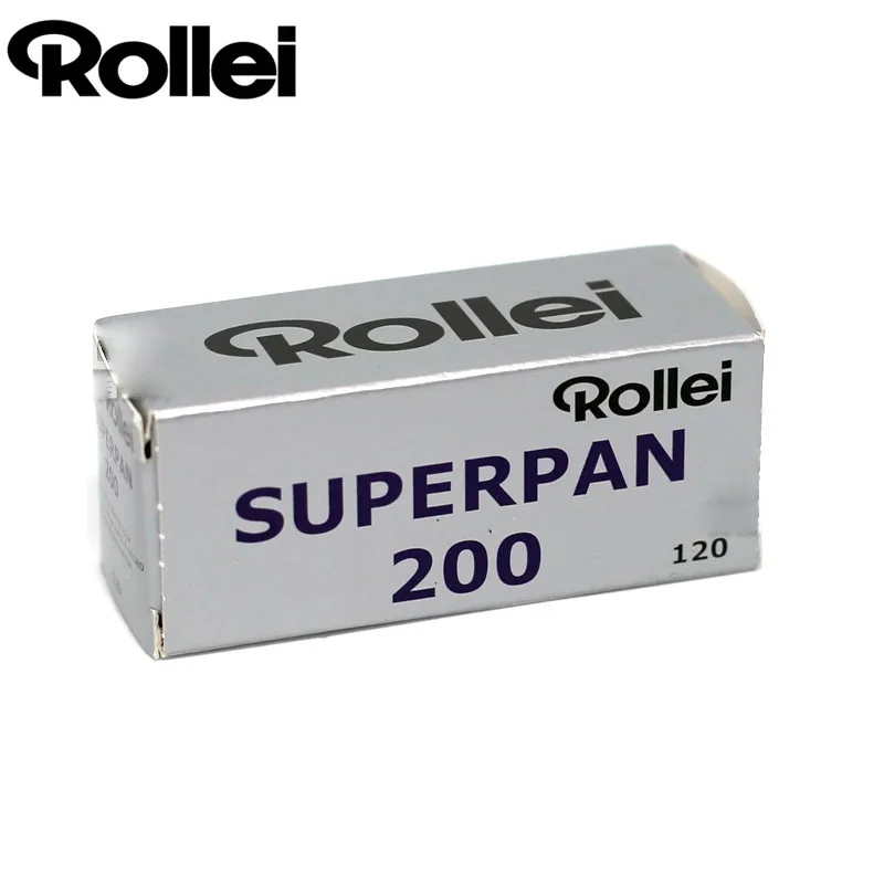 1-10 Rolls Original Rollei SUPERPAN 200 Black & White 120mm Negative Film（36 Exposures/Roll）Professional For 120 Film Camera