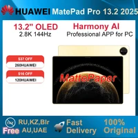 2025 HUAWEI MatePad Pro 13.2 Inch  Matte Paper 2.8k  OLED 144Hz AI Rear camera 50M Front camera 16M 10100mAh 1