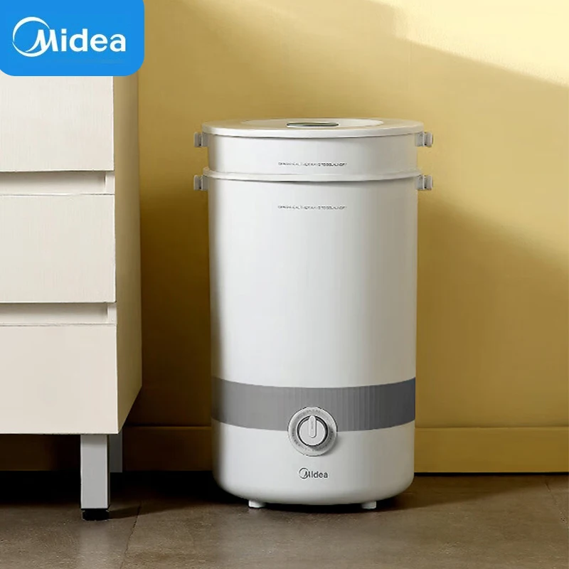 Midea 3 Barili Lavatrice Grande Capacità Studente Dormitorio Biancheria Intima Calzino Mini Lavatrice Secchio Di Lavaggio Portatile