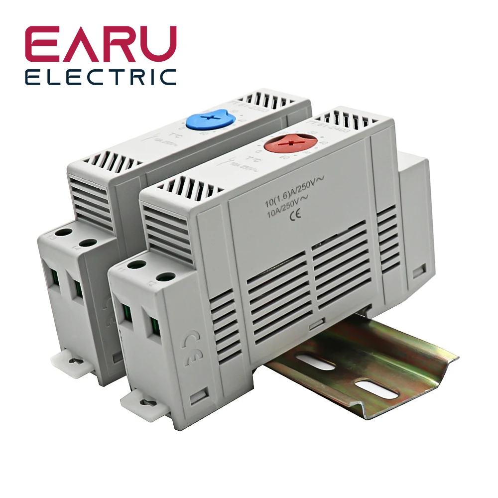 35mm Din Rail NO NC 0-60℃ Industrial Temperature Regulator Automatically Adjusts