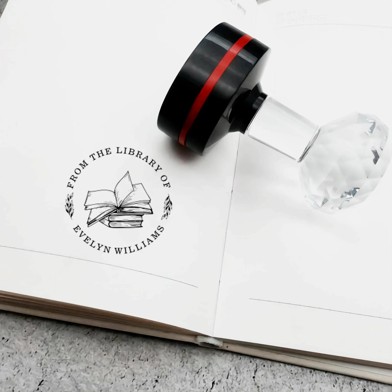 Library Stamp Personalized Custom Name Stamp Self Inking From the Library  Of , This Book Belongs To, Back to School - AliExpress
