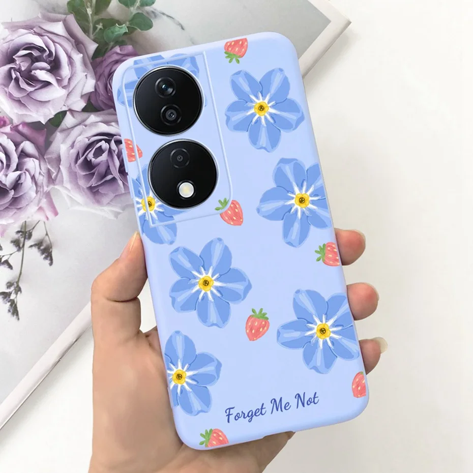 Lovely Printed Candy Color Phone Case - Soft Silicon TPU Shockproof Back Cover