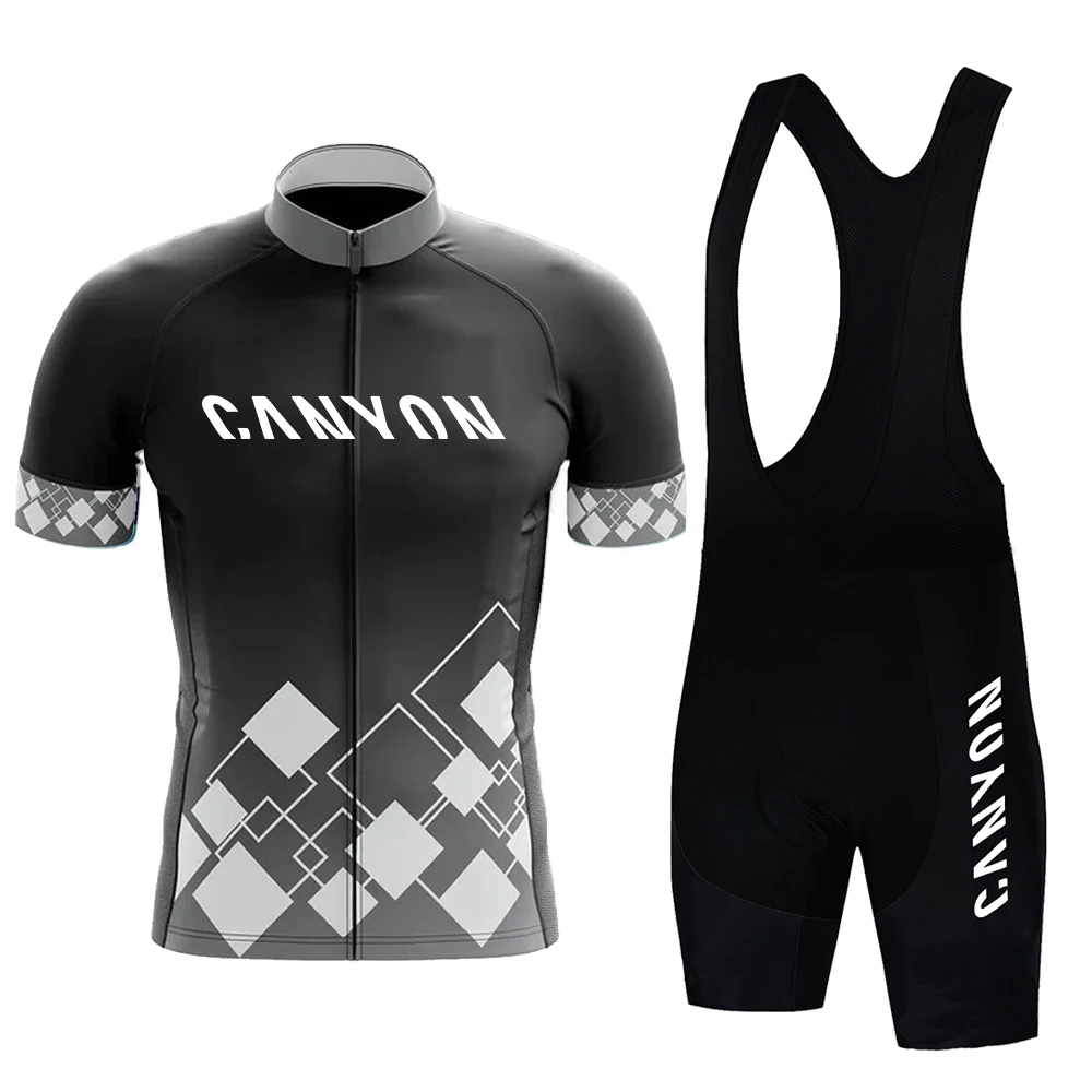 Cycling Jersey Set Men's Cycling Set 2024 Summer Outdoor Sport Bicycle Wear Clothing Breathable Bike Clothes MTB Cycling 4