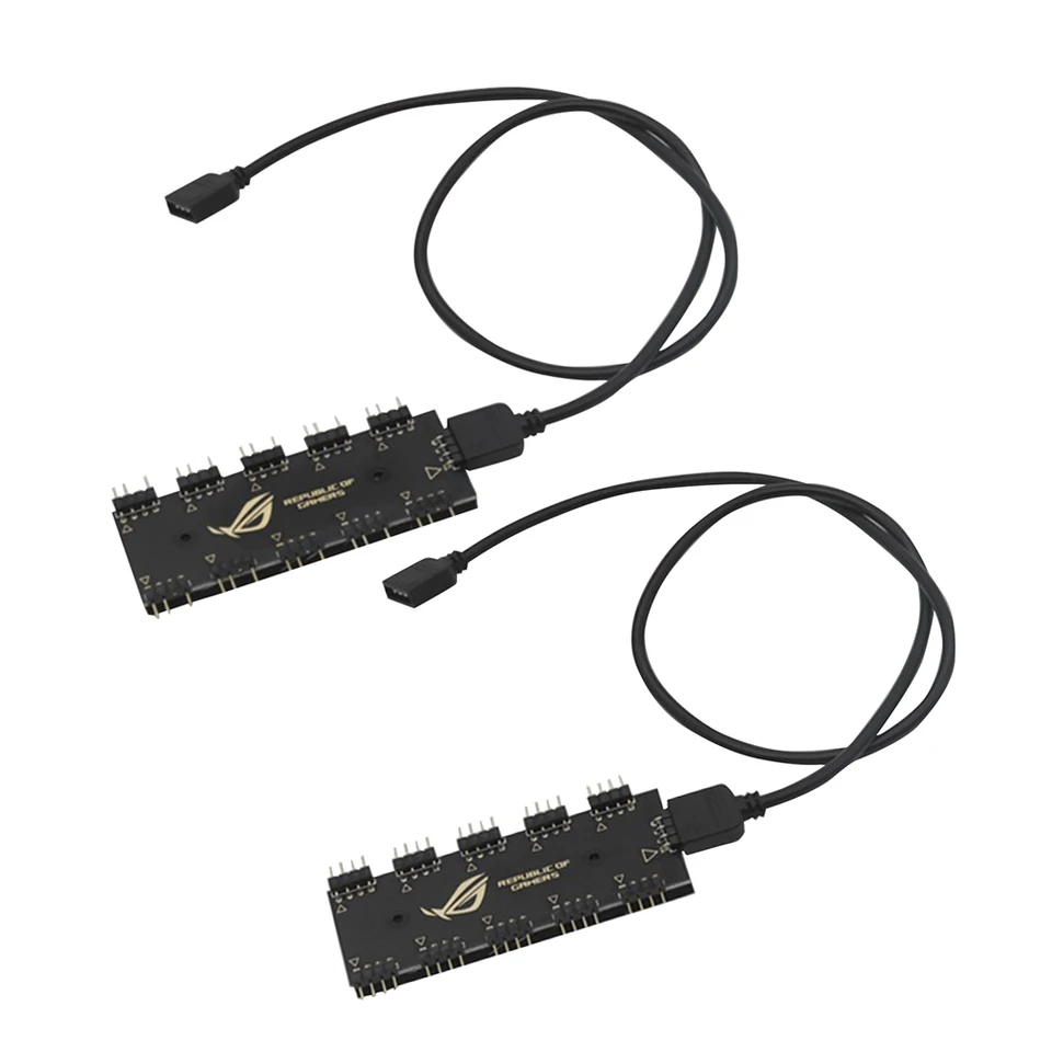 RGB Synchronization Hub Splitter for Motherboard Control