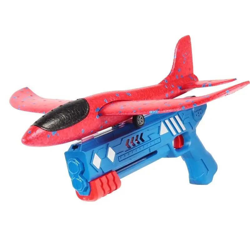 Foam Plane Shooter Online celebrity Catapult Handheld Throwing Children Outdoor Sports Toy