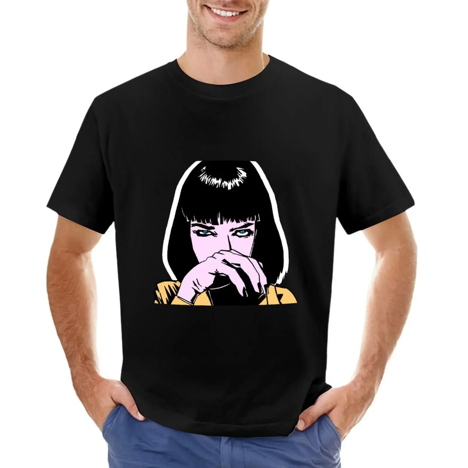 

Футболка Mia Wallace мужская с винтажным графическим принтом