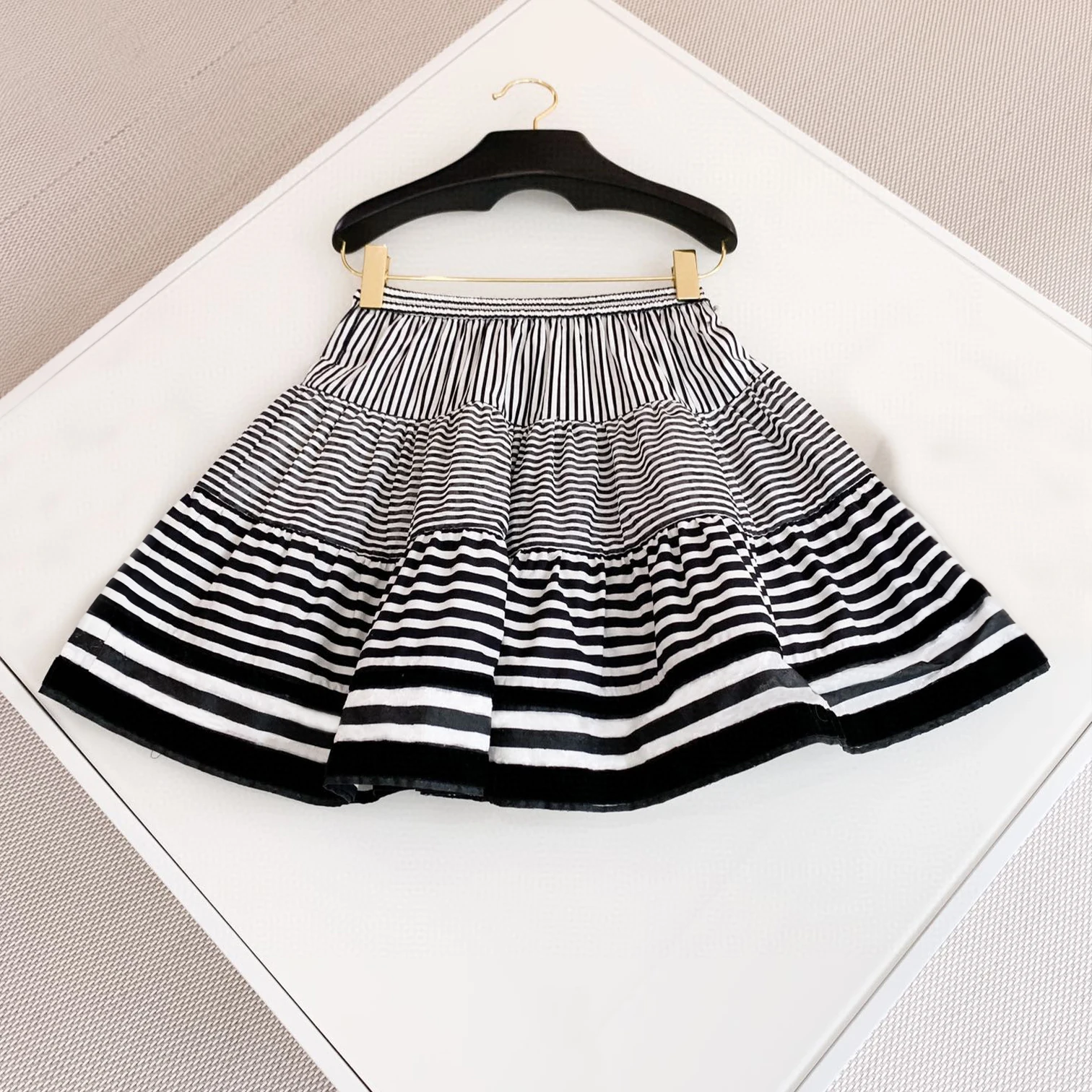 

NIGO Summer Striped Half Skirt Ngvp #nigo6225