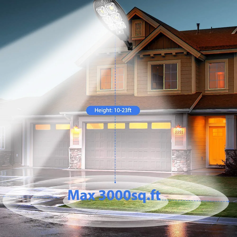 1/2pcs 10000W LED Solar Garden Lights With Motion Sensor Outdoor Powerful Solar Lamp 3 Modes Waterproof Solar Lights Street Lamp solar torch lights