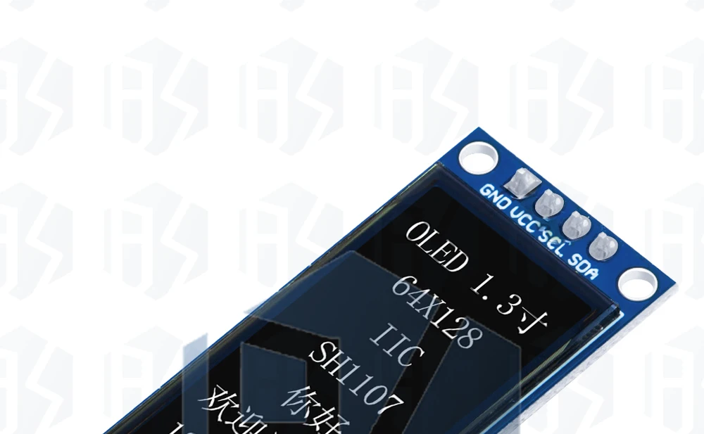 1~5PCS 1,3 Zoll/0,96 Zoll/1,54 Zoll OLED-Display 64×128 LCD-Modul SH1107 LCD 1,3' OLED Vertikales Bildschirmmodul für Arduino – Detail 26