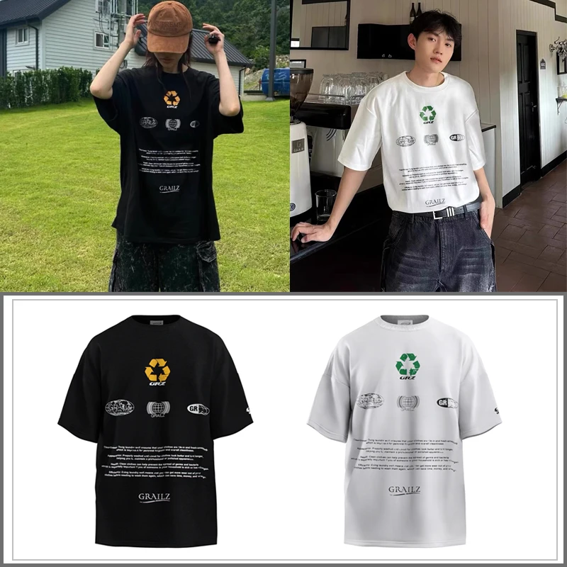 

Модная футболка GRAILZ большого размера с принтом на заказ для женщин Camisetas Hombre манга Corta Magliette Uomo мужская одежда с коротким рукавом