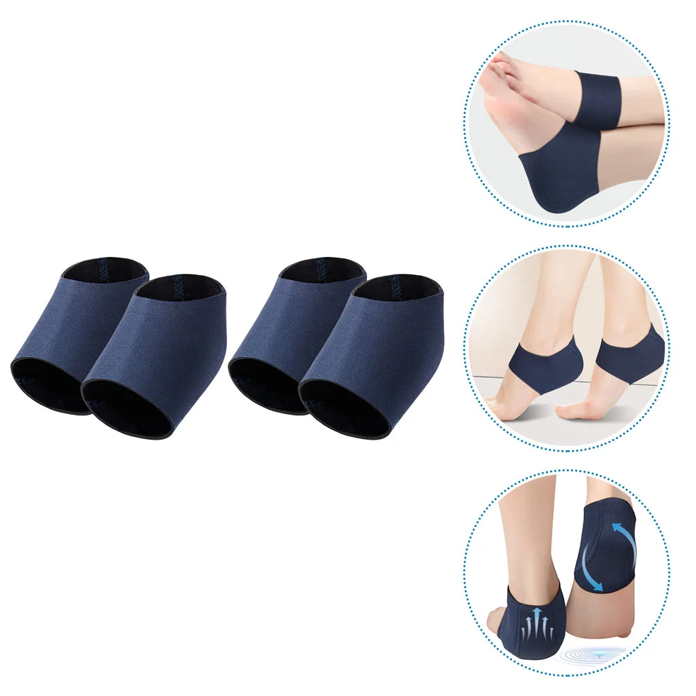 

2 Pairs Moisturizing Heel Covers Reusable Socks Portable Foot Support Washable Sleeve Breathable Outdoor Replaceable