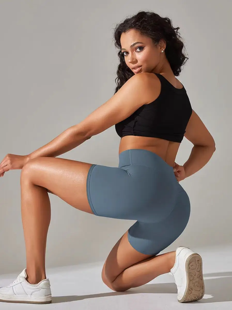 Workout Shorts Yoga Shorts Sports Shorts Running Shorts Seamless Shorts Women Biker Shorts High Waist Pants Fitness Gym Sportswear Cycling Yoga