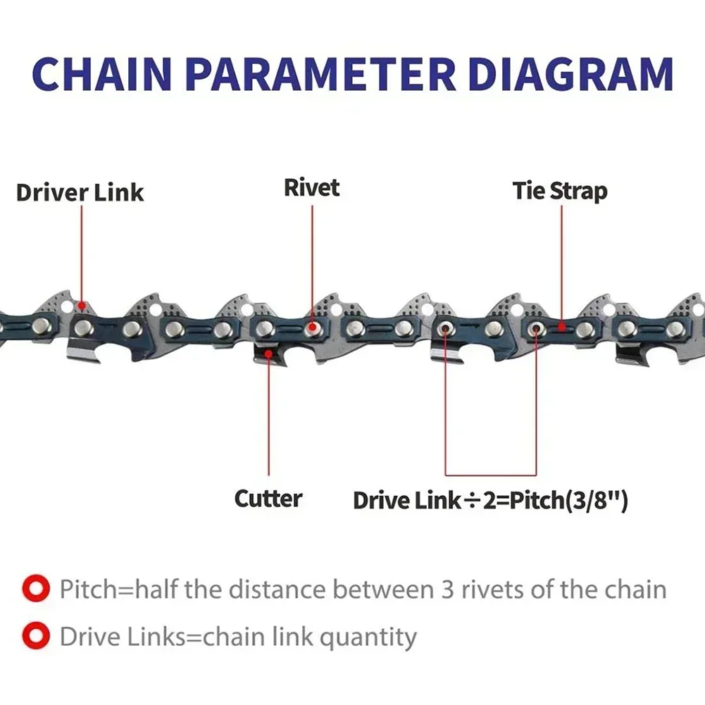 1pc Saw Chain For Stihl 14 Inch Chainsaw Chain 3/8 50DL MS170 MS18 MS181 MS190 M10 Garden Power Tools Replacement Parts