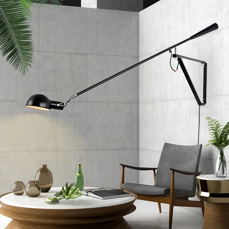 Modern Adjustable Swing Plug-In Wall Lamp 4