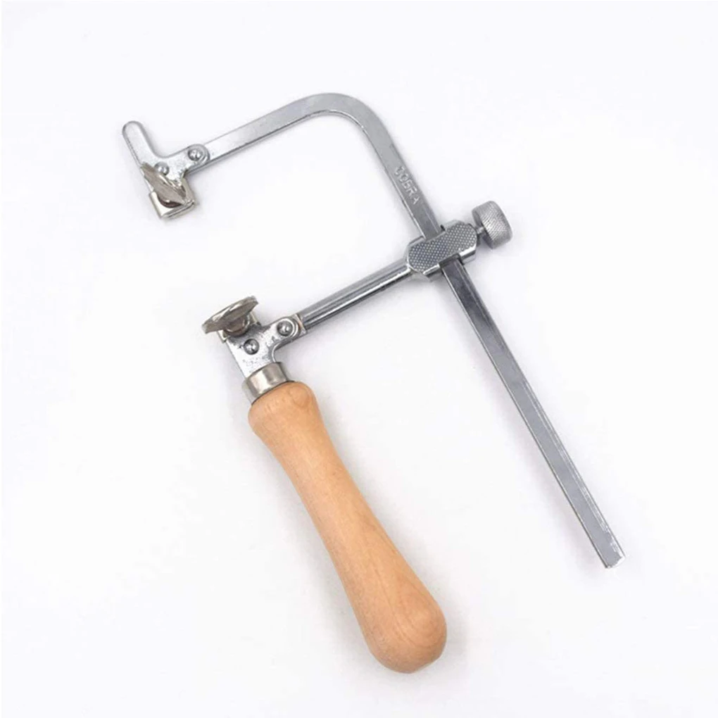 Adjustable Jeweler Saw Frame kit with 12 Pieces Blades Jeweler Wax Ring Precision Cutting Metal Saw Hand DIY Jewelry Making Tool 5