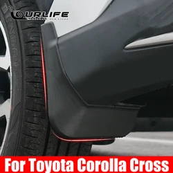 4x Mudflaps For Toyota Corolla Cross XG10 2021 2022 Mud Guards Flaps Splash Guards Mudguards Fender  Car Accessories Wheel