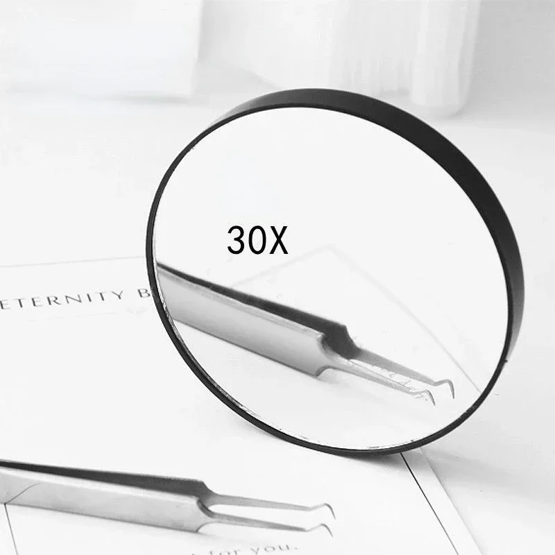 Swiftctrl 30x Vergrößerungsspiegel Mit Saugnäpfen - Schminkspiegel Für Gesichtspflege