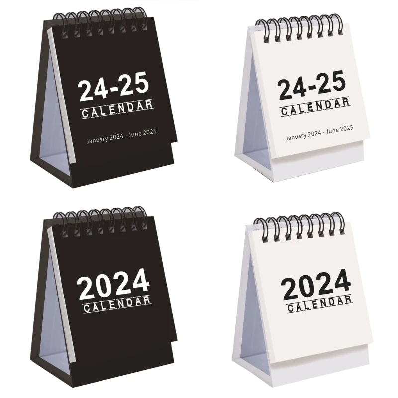 

2024 Mini Desk Calendar for Office Workers and Students with Week Numbers Dropship