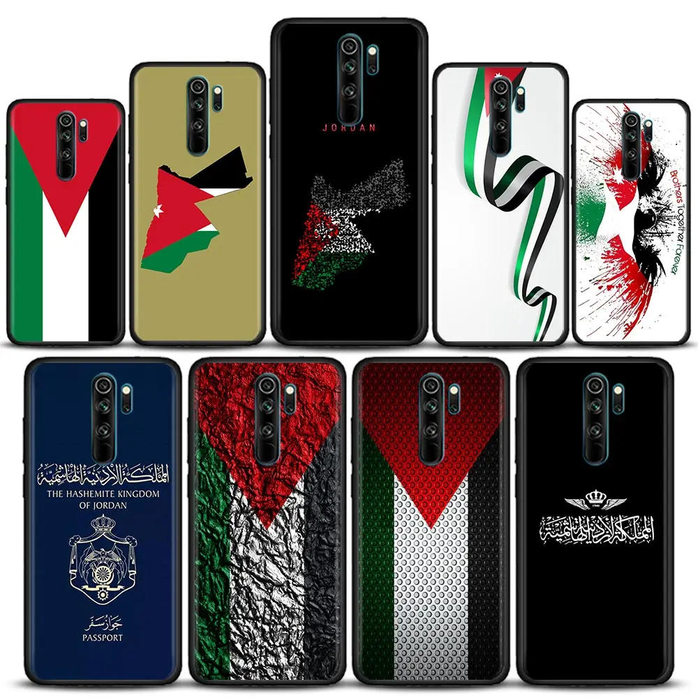 Jordan Passport Jordan Flag Map Redmi 9 Custodia Per Telefono Per Xiaomi Redmi10C 9A 9T 9C 10 C 8 11 12C K40 K50 K60 A1 A2 Custodia Morbida