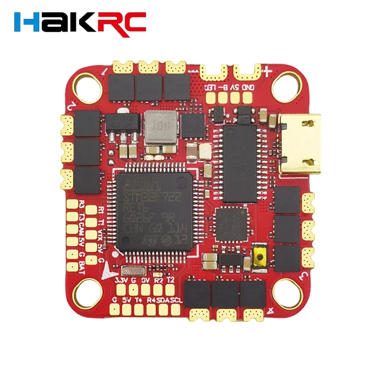 

HAKRC F722 40A AIO dual USB flight control ESC integrated FPV racing machine 2-6S