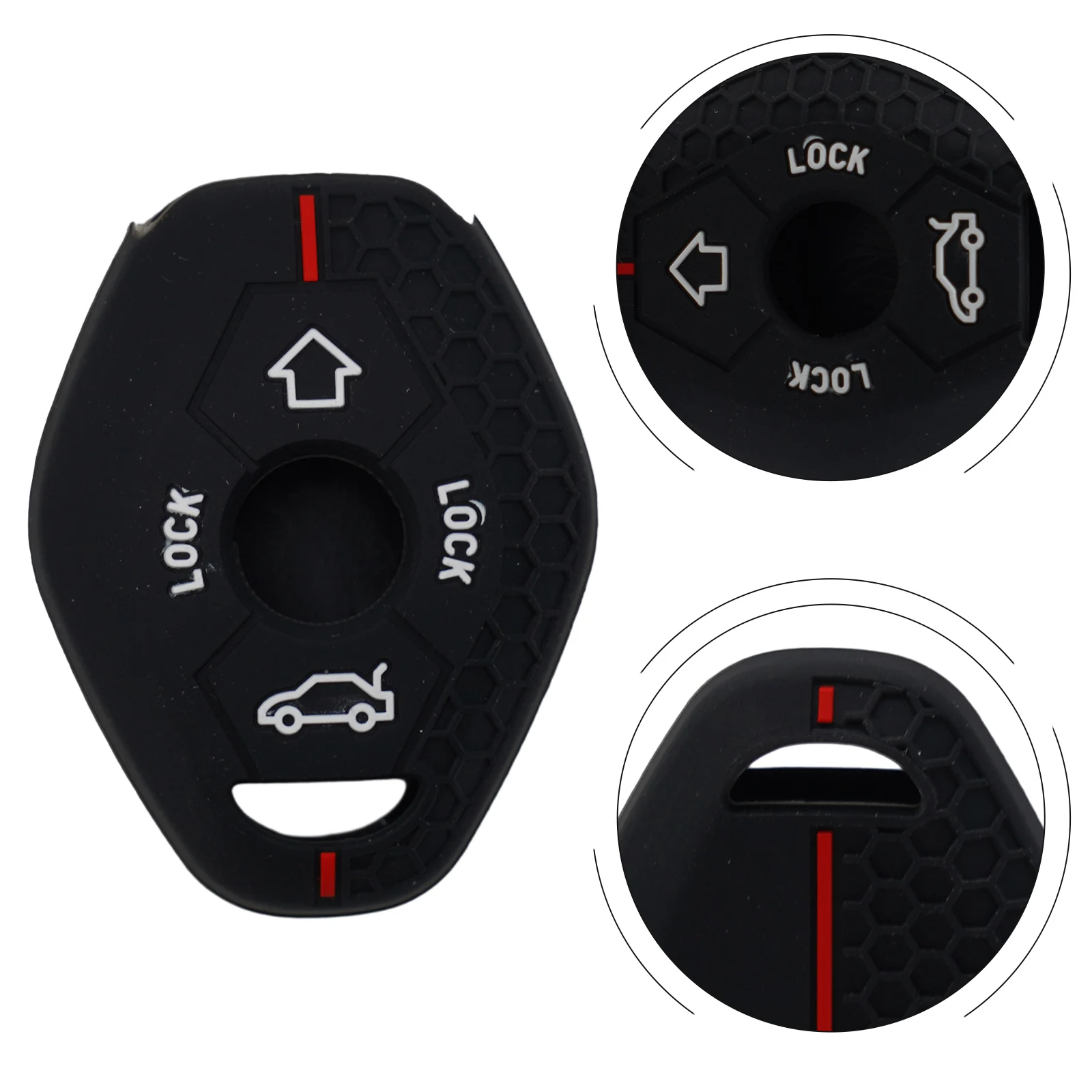 Housse De Protection En Silicone Pour Clé De Voiture BMW E46 - étanche Et Anti-rayures - Accès Aux Boutons Conservé