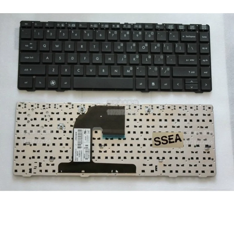 Tastiera Inglese Usa Nuova Per Hp Elitebook 8410P 8460P 8460W 8470P 8470W Probook 6460B 6465B 6470B 6475B Senza Cornice